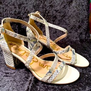 Sam Edelman Stacie Snake skin heels